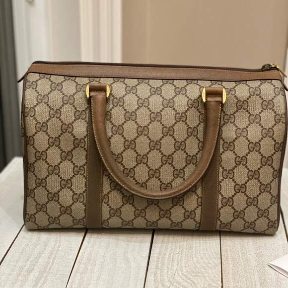 💗Vintage Gucci Boston Bag - Picture 7 of 13